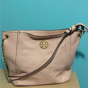 Tory Burch Blush Leather Shoulder Bag